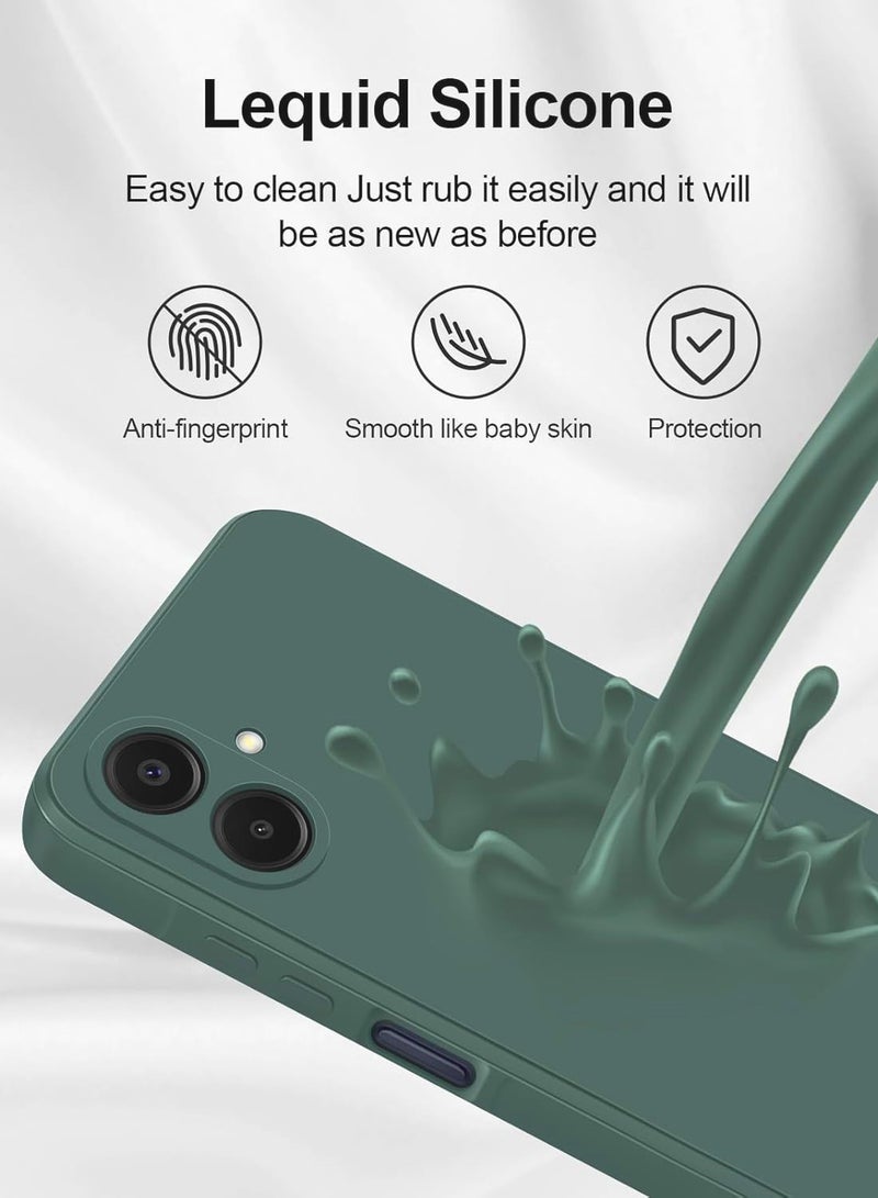 BORTONY Samsung Galaxy A06 Case Cover Soft Silicone Light Weight Back Cover for Galaxy A06 Slim Camera Protection Anti Scratch Case for Samsung Galaxy A06 - Image 4