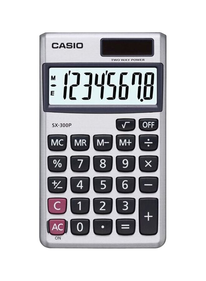CASIO Value Series 8-Digits Basic Calculator Silver/Black - Image 1