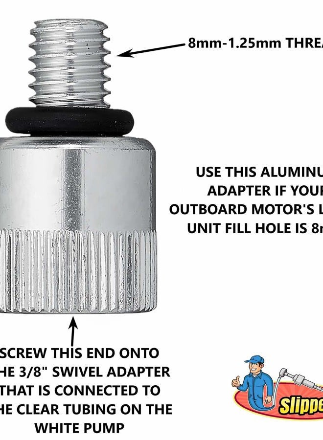 Slippery Pete Lower Unit Adapters fit Most Major Brands Outboard Motor(3/8 inch Swivel/10mm/8mm) DOES NOT FIT VOLVO PENTA - Image 4