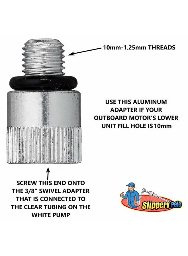 Slippery Pete Lower Unit Adapters fit Most Major Brands Outboard Motor(3/8 inch Swivel/10mm/8mm) DOES NOT FIT VOLVO PENTA - Image 3