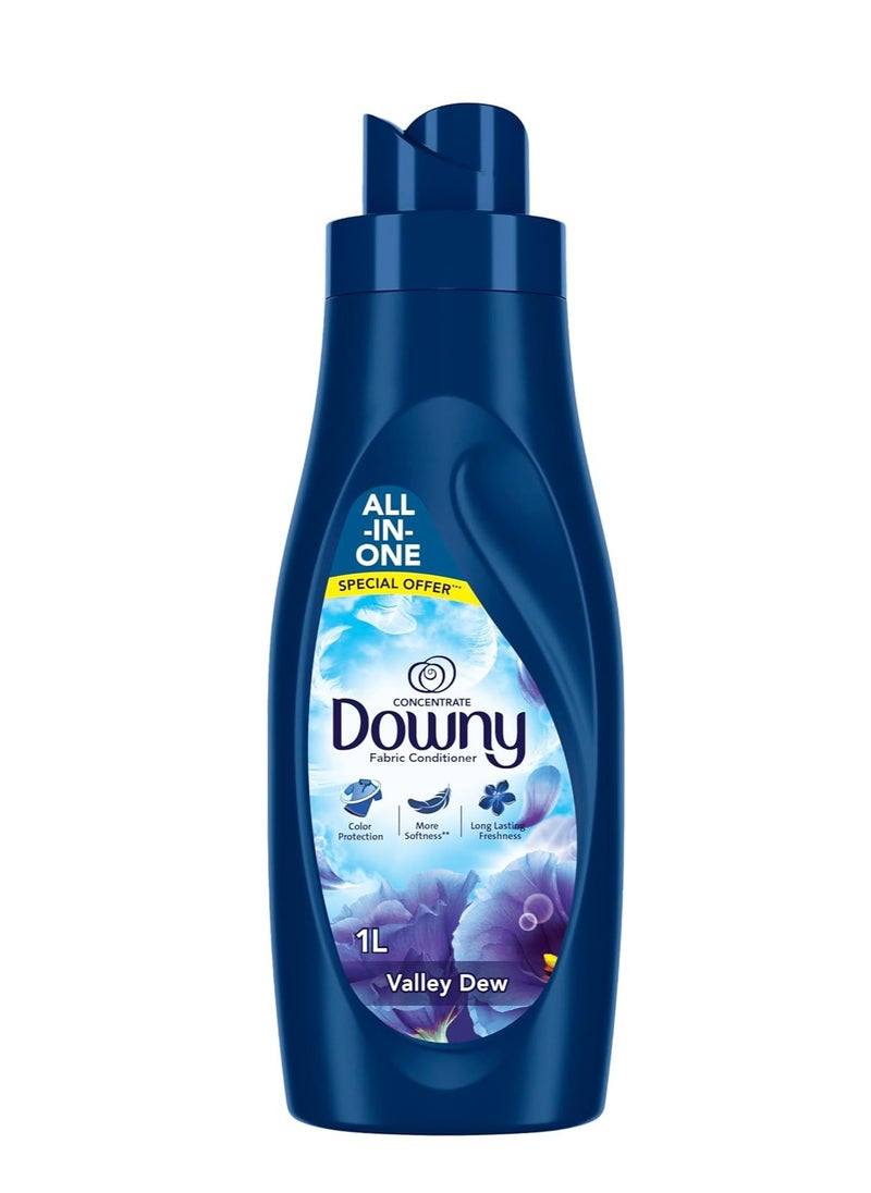 Downy Fabric Softener, Valley Dew, 1 Liter 