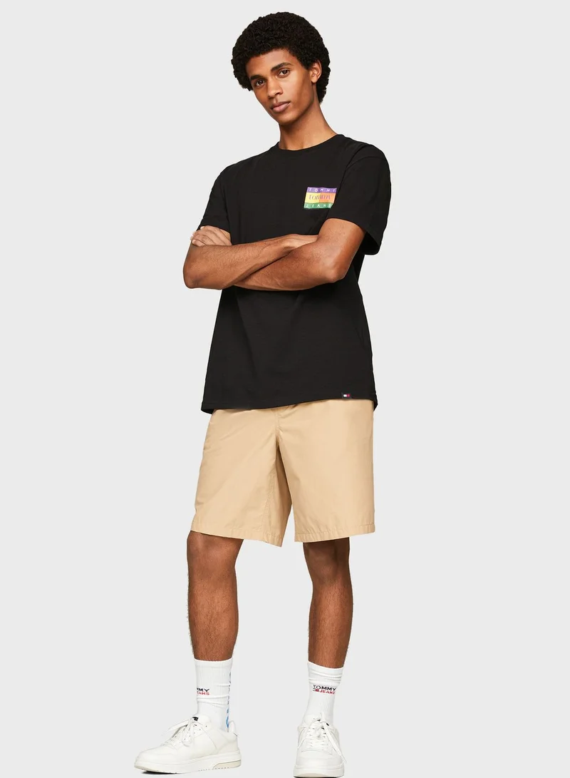 TOMMY JEANS Monogram Crew Neck T-Shirt