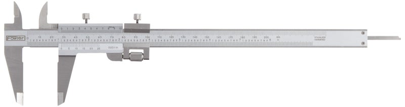 Fowler 52-058-008-0, Vernier Caliper with 0-8"/200mm Measuring Range - Image 1