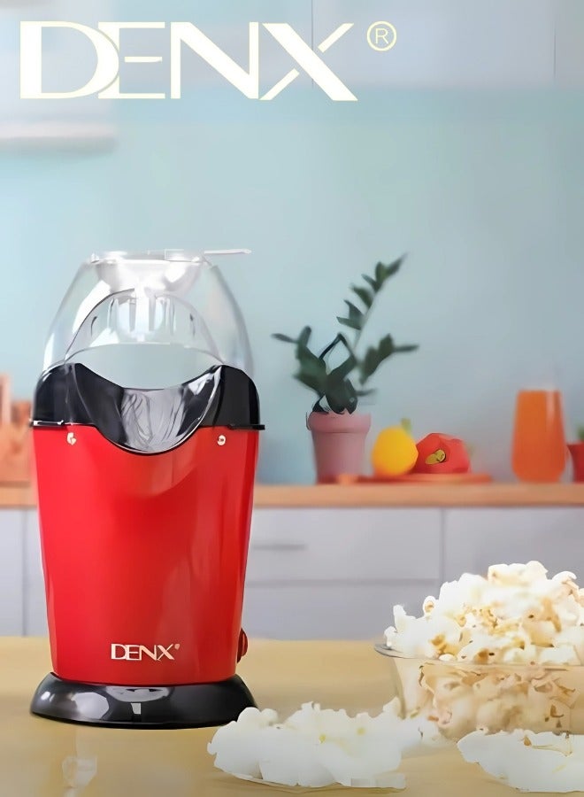 Denx Healthy Popcorn Maker, 1100W, Hot Air Operation, Oil-Free, Model DX2089 - Image 5