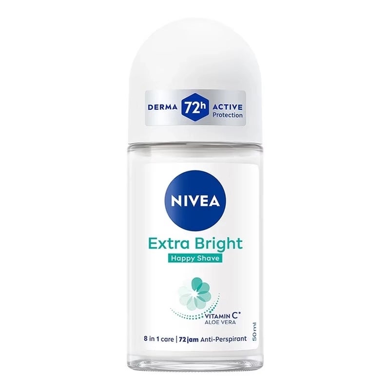 Nivea Extra Bright Happy Shave Anti Perspirant Roll On- 50ml