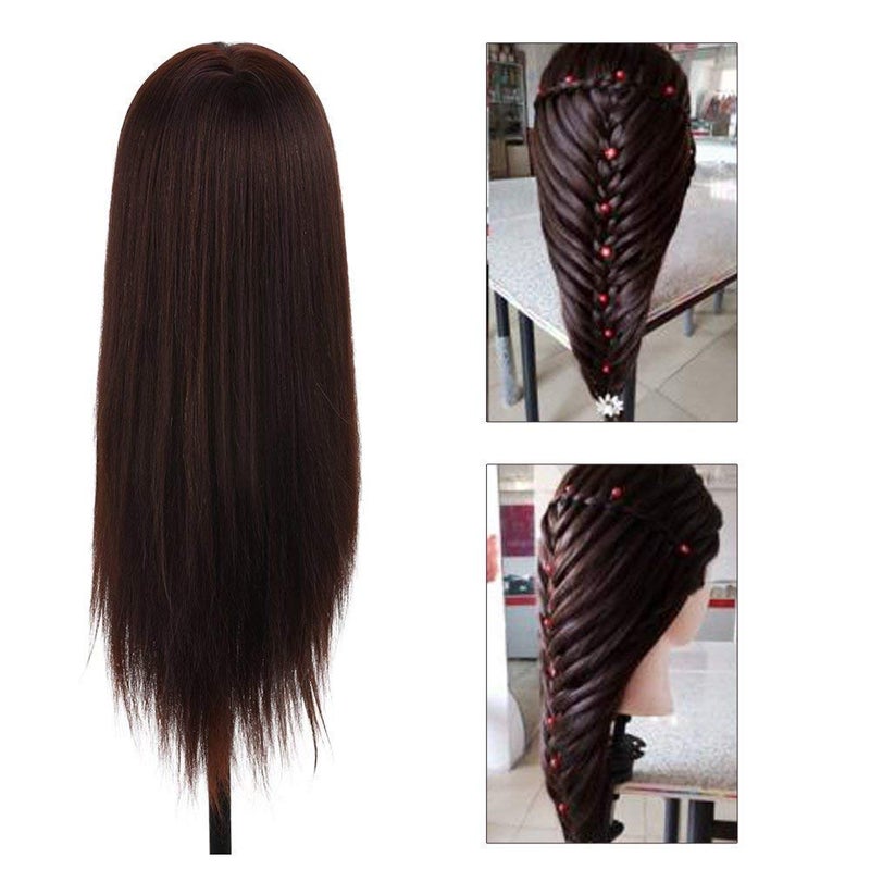 IAS Saloon Use Dummy For Hair Styling Practice Dummy With Stand Hair Extension Training Head Dummy - Image 4