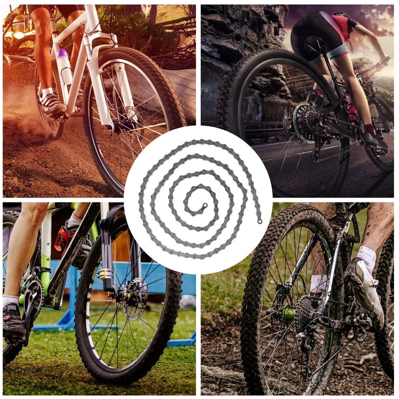 10 Speed Mountain Bike Chain Anti-Wear For Racing Bicycle 116 Links - Image 4