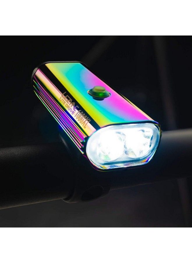 LEZYNE Lite Drive 1000Xl Front Bicycle Light White Led 1000 Lumens Road Mountain Gravel Bike Usb Rechargeable Neo Metallic  - Image 5