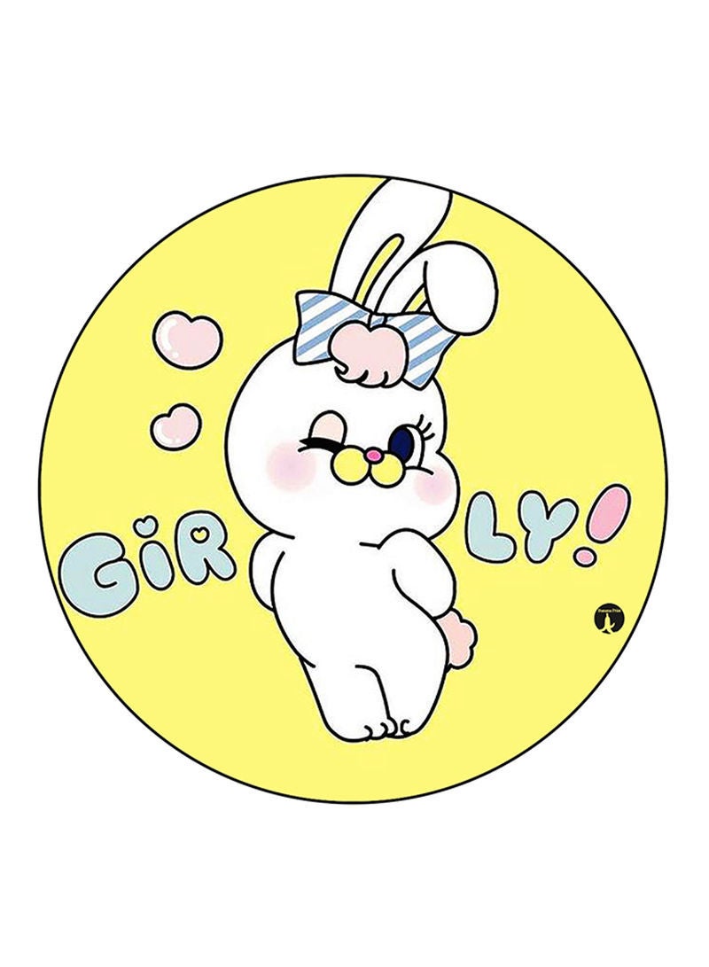 RKN A Rabbit Printed Mouse Pad Multicolour