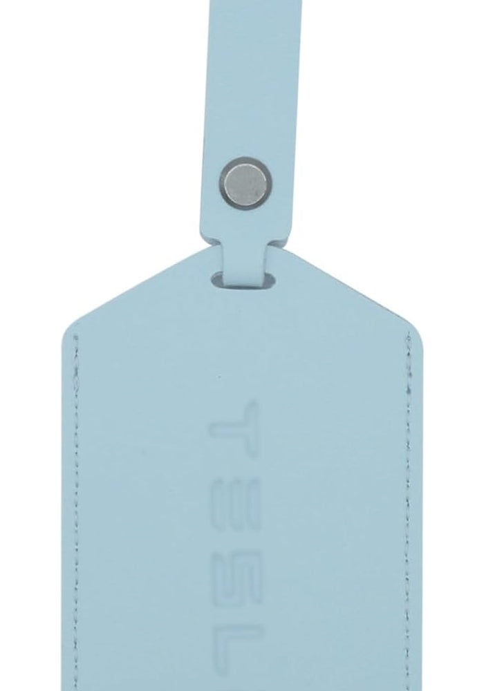 Tesheer Light Blue PU Leather Key Card Holder for Tesla - Image 1