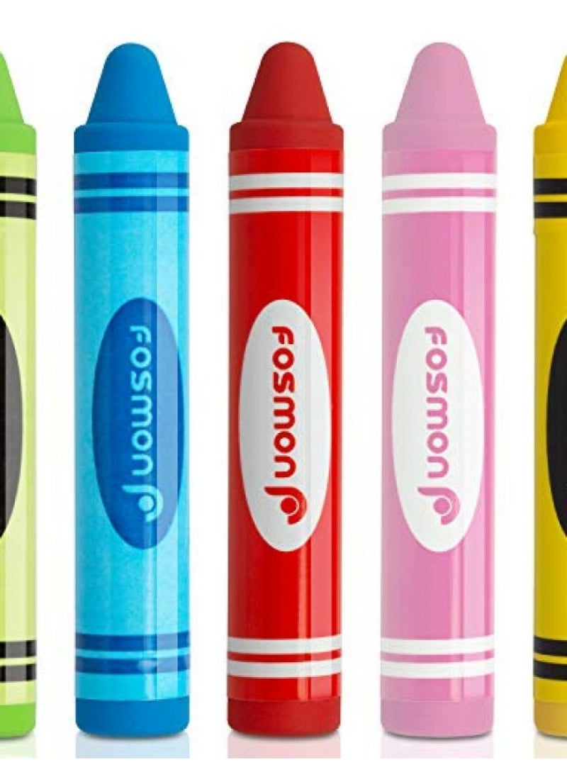 Fosmon - Fosmon Youth Series Kids Stylus Pen for Apple iPad Air Mini Pro, Kids Edition Tablet, Dragon Touch, Galaxy Tab A E, Leapfrog Epic LeapPad, Nabi JR, Chromo Android Tablets Smartphones (5 Pack) - Image 1