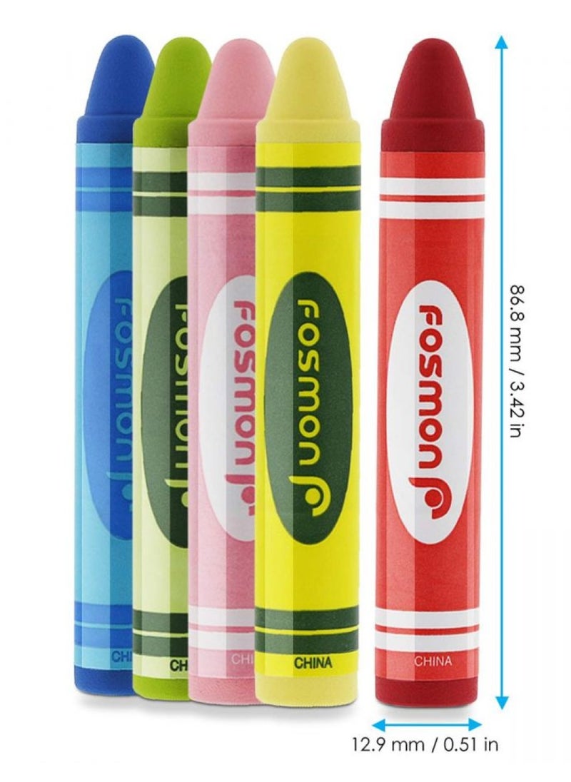 Fosmon - Fosmon Youth Series Kids Stylus Pen for Apple iPad Air Mini Pro, Kids Edition Tablet, Dragon Touch, Galaxy Tab A E, Leapfrog Epic LeapPad, Nabi JR, Chromo Android Tablets Smartphones (5 Pack) - Image 1