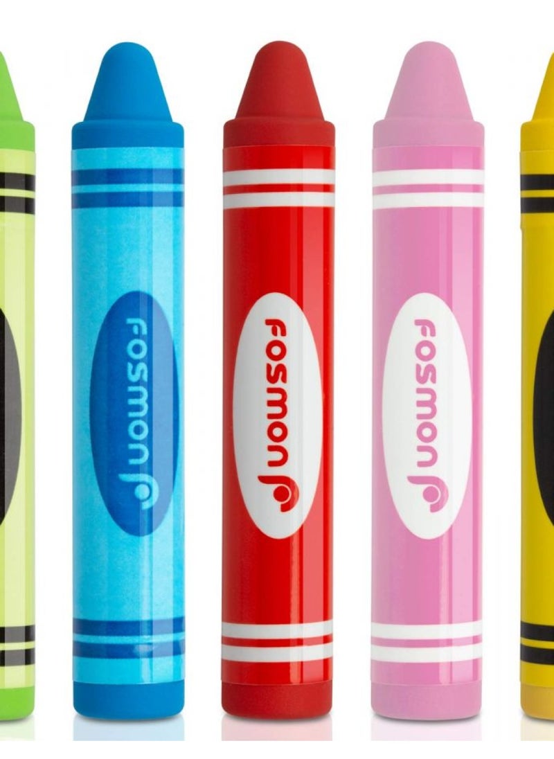 Fosmon - Fosmon Youth Series Kids Stylus Pen for Apple iPad Air Mini Pro, Kids Edition Tablet, Dragon Touch, Galaxy Tab A E, Leapfrog Epic LeapPad, Nabi JR, Chromo Android Tablets Smartphones (5 Pack) - Image 1