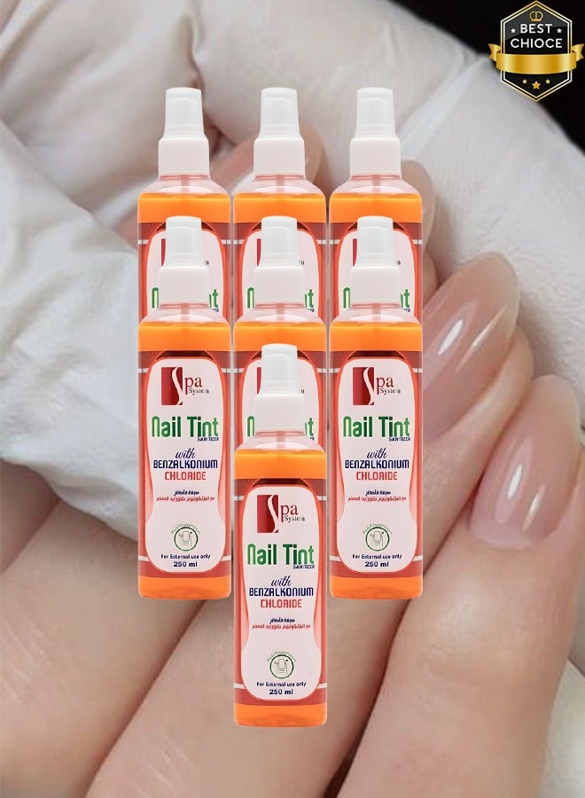 سبا سيستم 7 قطع صبغة أظافر بكلوريد البنزالكونيوم 250 مل - Image 1