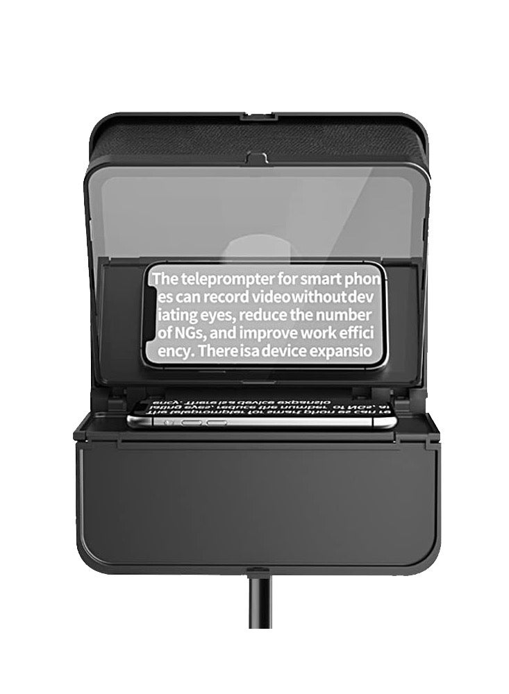 LENSGO TC7S Teleprompter Portable Inscriber Mobile Teleprompter for Tablet Smart Phone for Video Recording with Remote Control - Image 1