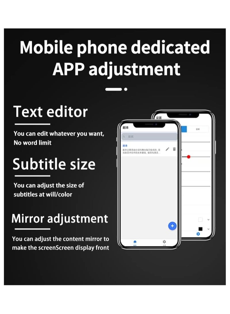 LENSGO TC7S Teleprompter Portable Inscriber Mobile Teleprompter for Tablet Smart Phone for Video Recording with Remote Control - Image 4