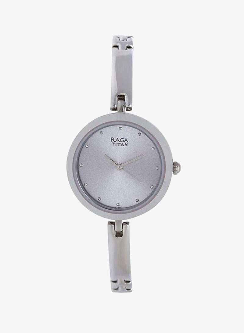 Titan Viva Grey Dial Women's Analog Watch 2606SM04 - Image 1