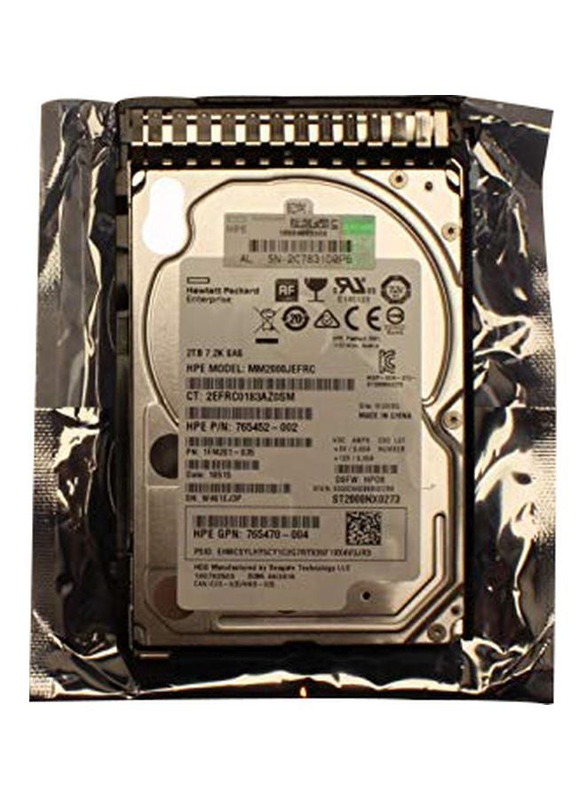 HP محرك أقراص صلبة داخلي SAS قابل للتبديل السريع بدون إيقاف التشغيل أسود/ فضي - Image 1