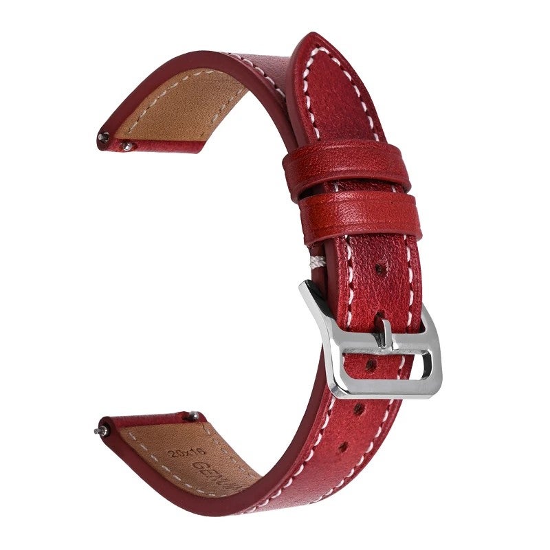 Bluejw Top Grain Leather Watch Band – Vintage Premium Cowhide Replacement Strap with Quick Release for 18mm 19mm 20mm 21mm 22mm Watches - Image 4