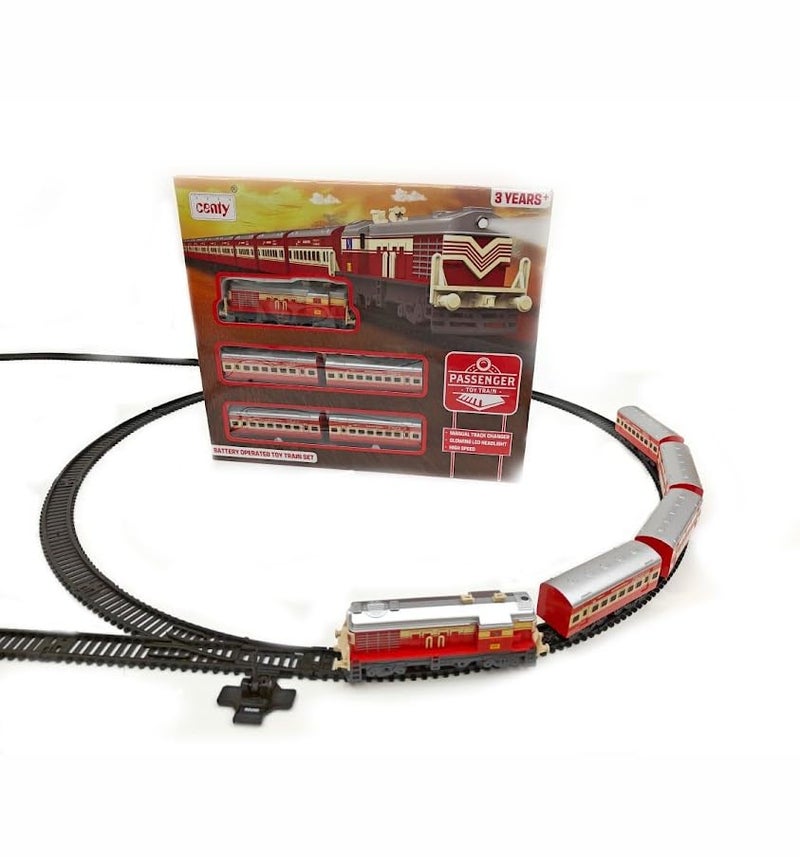 Centy Passenger Toy Train Set with Track Changer Feature - Battery Operated for Ages 3+ - Image 2