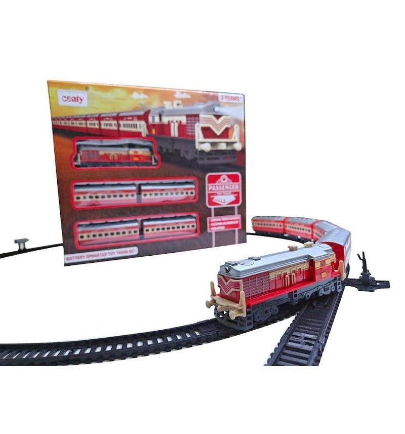 Centy Passenger Toy Train Set with Track Changer Feature - Battery Operated for Ages 3+ - Image 4