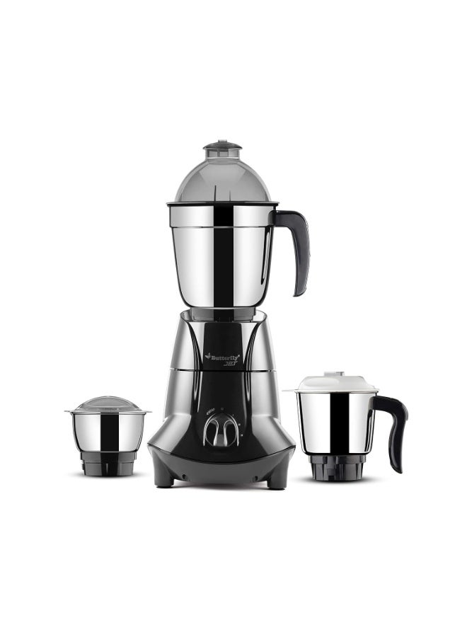 Butterfly Acrylonitrile Butadiene Styrene Smart Wet Grinder, 2L (White) with Coconut Scrapper Attachment, 150 Watt & Jet Elite 750-Watt Mixer Grinder with 3 Jars (Grey) - Image 2