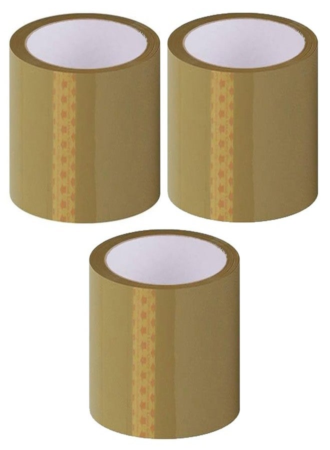 Beflix® Self Adhesive Brown Cello Tape - 65 Meters in Length - 48mm / 2" Width - 3 Rolls Per Pack - BOPP Industrial Packaging Tape for E-Commerce Box Packing, Office and Home use - Image 1