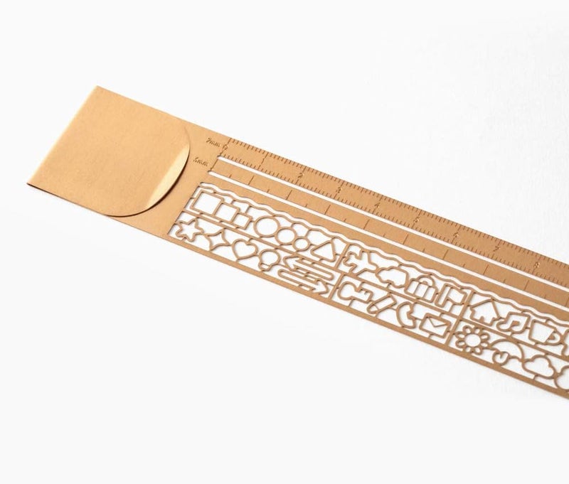 Midori DESIGNPHIL 42290006 , Clip Ruler, Copper A - Image 4