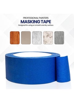 MARKQ Blue Painter’s Tape | 2" x 20 Yards Masking Tape for Painting, DIY Home Office School Stationery, Craft Decorating Tape [24 Rolls]  - Image 5