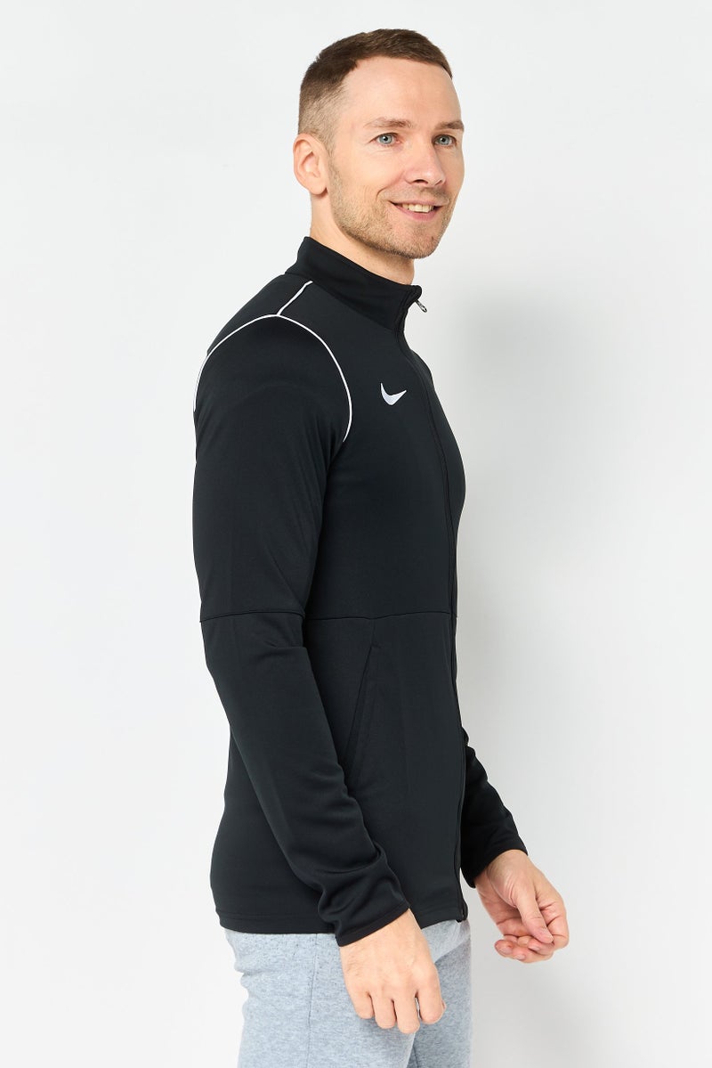 Nike جاكيت تدريب طويل الأكمام للرجال، رياضي، أسود - Image 3