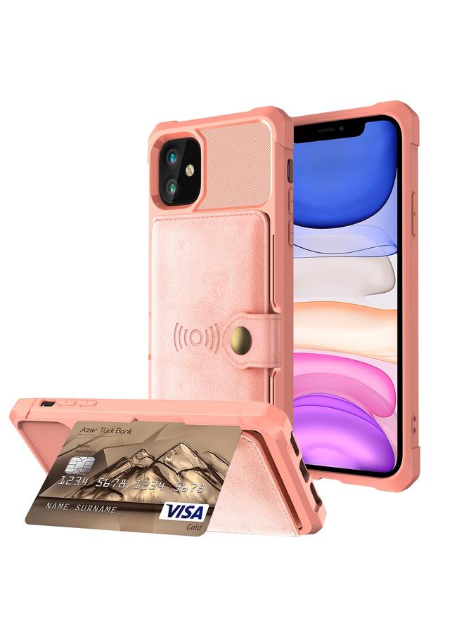 Zaboon Case For iPhone 11 Magnetic Wallet Card Bag Leather Case - Image 1