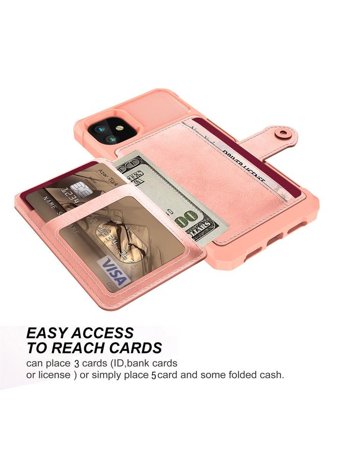 Zaboon Case For iPhone 11 Magnetic Wallet Card Bag Leather Case - Image 3