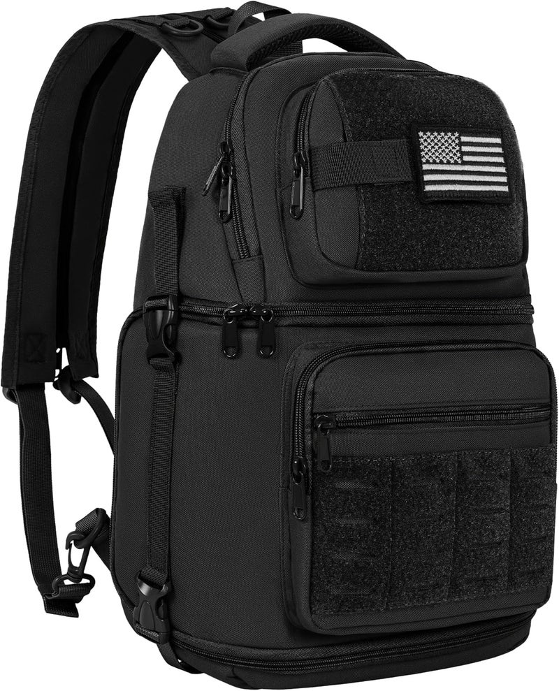 TORIBIO Camera Sling Bag Backpack,DSLR/SLR/Mirrorless Camera Bag with Tripod Holder & Removable Dividers,Small Crossbody Tactical Camera Bag Backpack for Canon/Nikon/Sony/Fuji/Gopro - Image 1