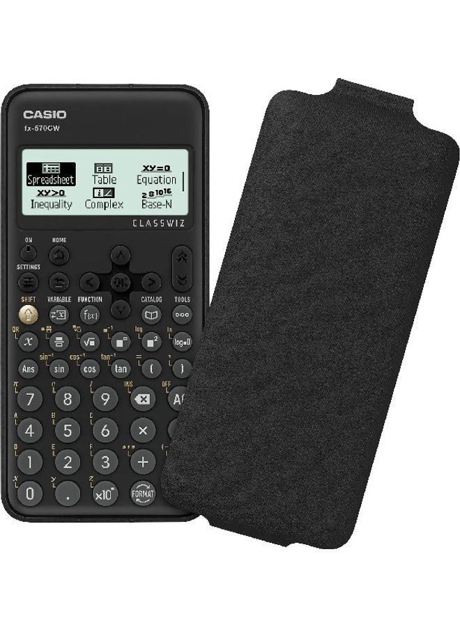 CASIO ClassWiz Standard Scientific Calculator Black - Image 2