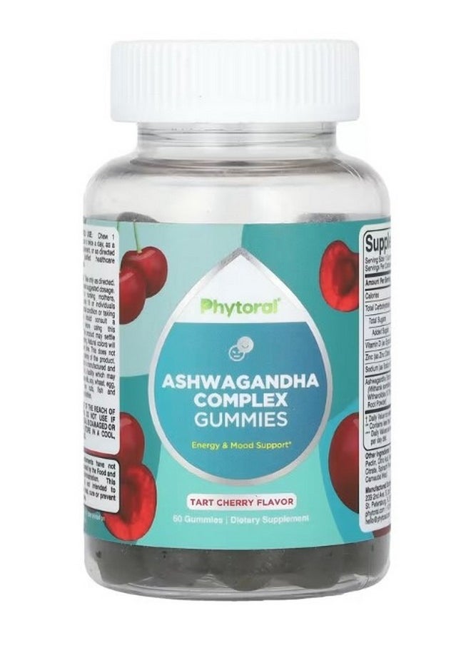 Phytoral Ashwagandha Complex Gummies Tart Cherry 60 Gummies  - Image 1