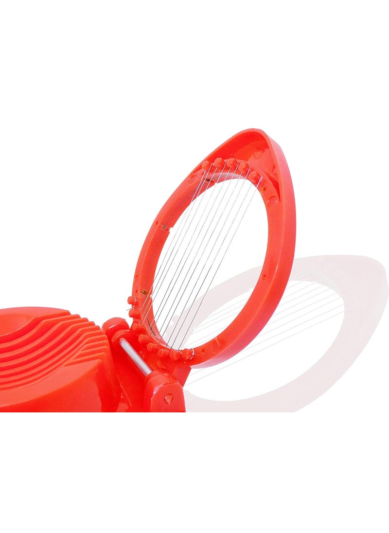 Pass Pass pass pass Plastic Egg Cutter Egg Slicer Boiled Eggs Cutter Color May Be As Per The Availability Pack of 1  - Image 4