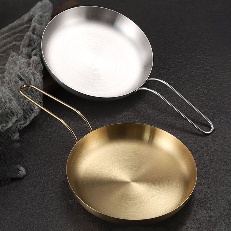 2pcs Stainless Steel Steak Plate Food Serving Tray Dessert Tray for Home Restaurant - Image 3