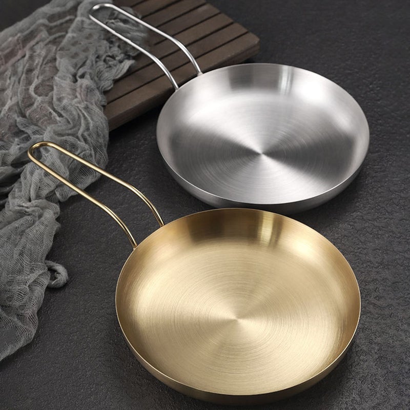 2pcs Stainless Steel Steak Plate Food Serving Tray Dessert Tray for Home Restaurant - Image 4