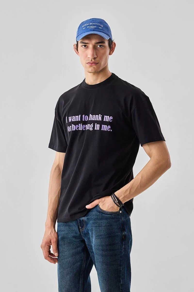 SNITCH Oversized 100% Cotton T-Shirt