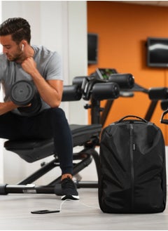XD DESIGN Flex Gym Bag | Anti-Theft Bag, Convertible Business to Gym Backpack, Laptop Travel Bag, Hidden Zipper, RFID Protected Pocket, Multi Compartments & Water Repellant - Black  - Image 4