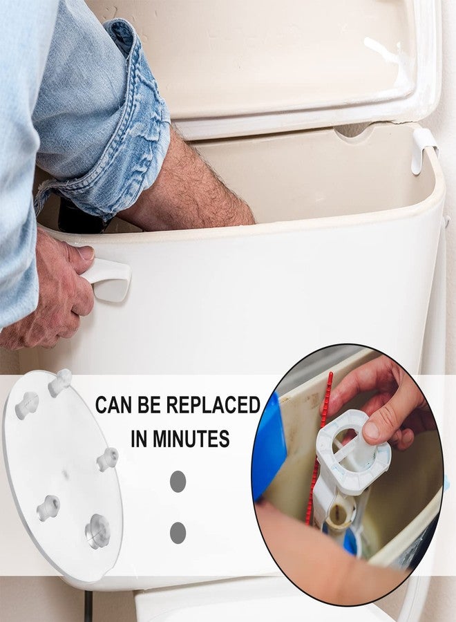 AIEX 4 Pack Replacement for Vormax Toilet Tank Flapper Seal Gasket 3’’, Silicone Toilet Flapper Seal Compatible with American Standard 7381424-100.0070A - Image 5