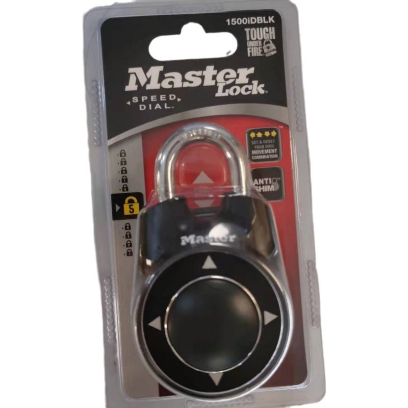 SmartGuard Directional Combo Lock Travel Security Gym Padlock Black - Image 3