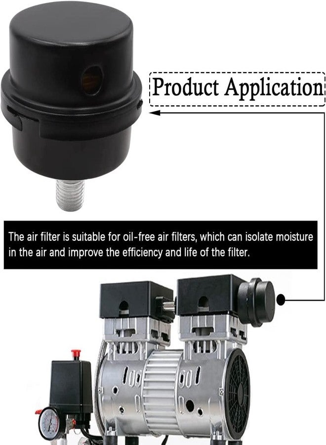 KING-PRO 2PCS Air Compressor Silencer Filter, Suitbal For All China Brand Comperssor Air Compressor Intake Filter Sound Muffler Silencer for Air Compressor, Silencer, Fliter 1/2" - Image 5