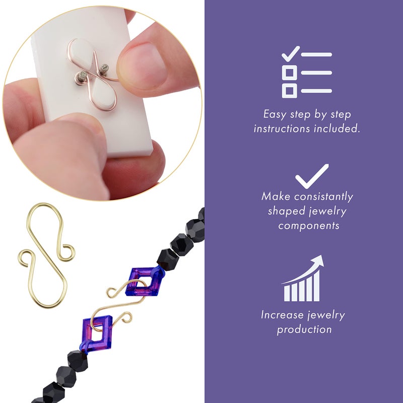 Artistic Wire Findings Forms, Adjustable Bracelet and Adjustable Ring Combination Tool, 50 x 65 mm / 2 x 2.5 in - Image 5