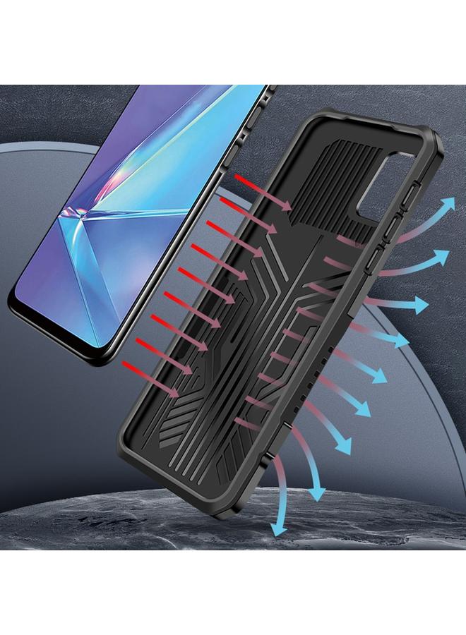 S-TOP Case For Samsung Galaxy A71 Armor Warrior Shockproof PC + TPU Protective Case - Image 3