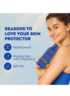 Nivea Nivea Moisturising Sun Lotion SPF-50, 125ml  - Image 4