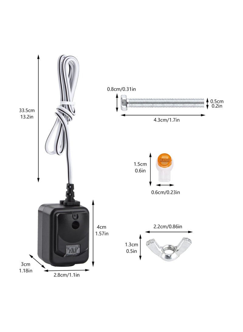 Excefore 820CB Garage Door Safety Sensor & Brackets Replacement Kit for 41A5034/ G801CB-P/801CB/041-0136 for Chamberlain LiftMaster Sears Craftsman Garage Door Openers (2PCS) - Image 5