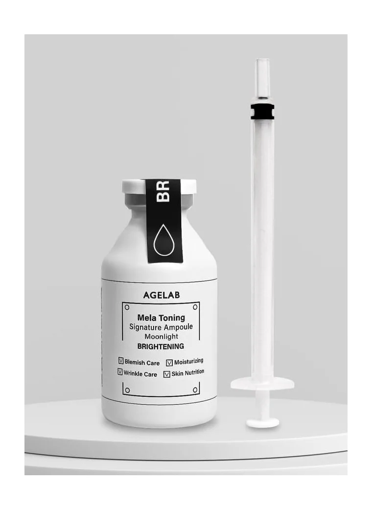 Age Lab AgeLab Mela Toning Signature Ampoule | Vitamin C Moonlight Brightening Serum for Dark Spots, Hyperpigmentation & Uneven Skin Tone | Radiance & Skin Tone Booster | Korean Skincare | 30ml