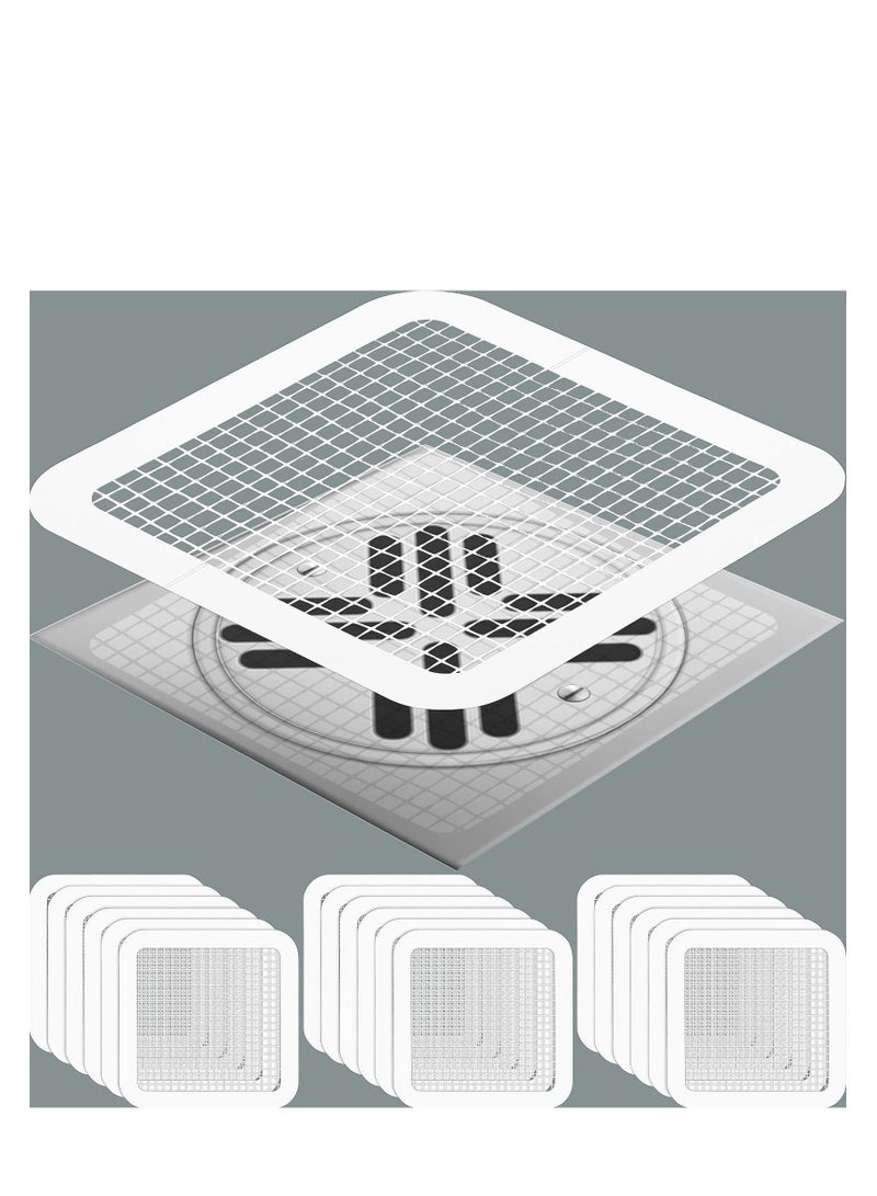 Disposable Drain Hair Catcher, 50 Pieces Shower Covers Traps for Drains Mesh Catcher Sticker Collector Bathroom Bathtub Kitchen - Image 1