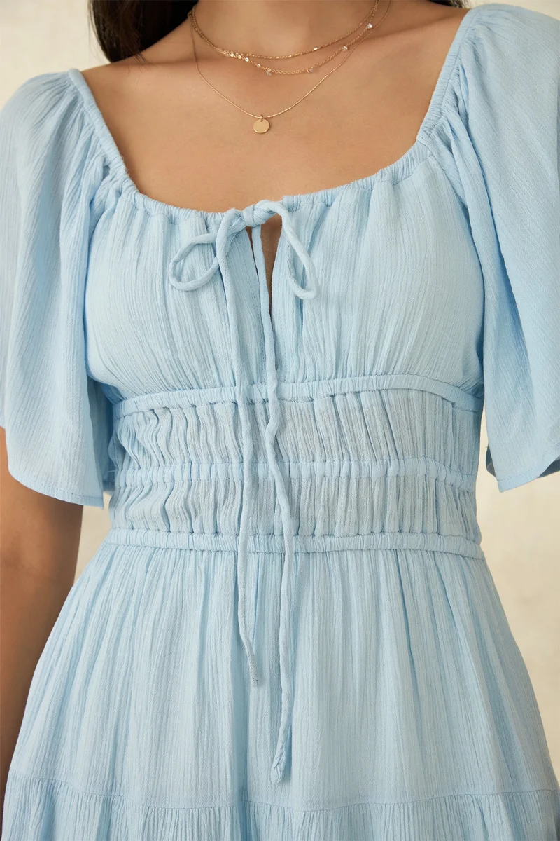Virgio Tiered Mini Dress